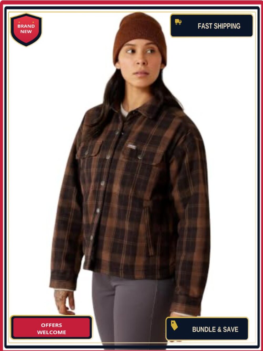 Insulated Flannel Shirt Jacket